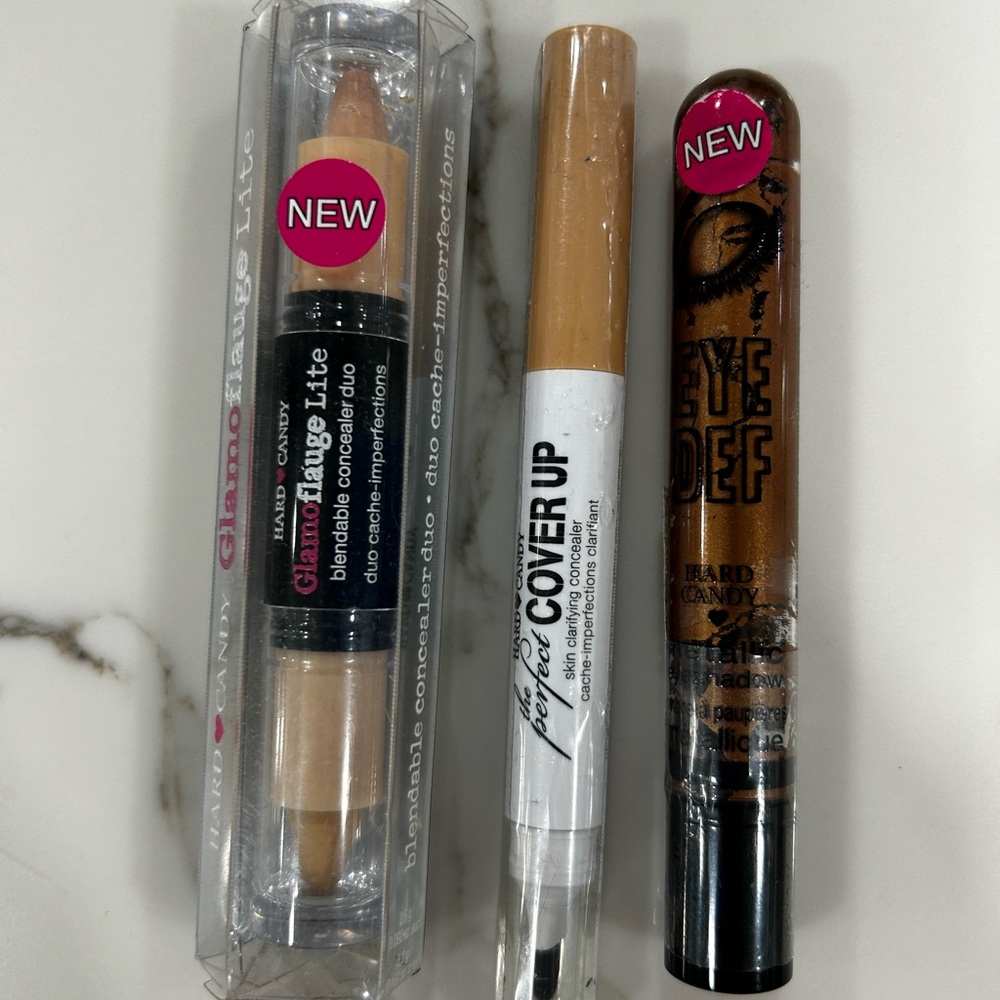 Hard Candy Glamoflauge Lite Concealer Trio - Cream and Brown